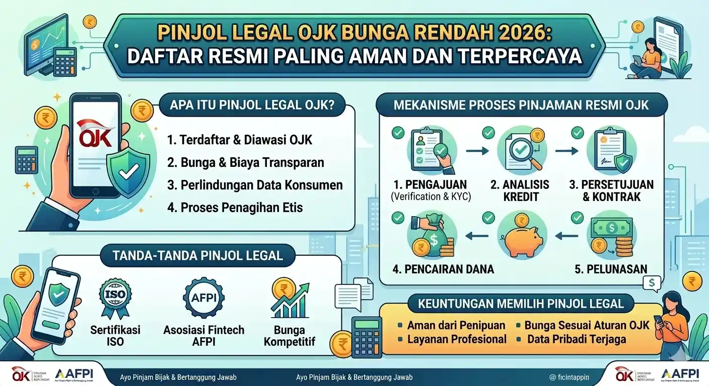 Pinjol Legal OJK Bunga Rendah 2026